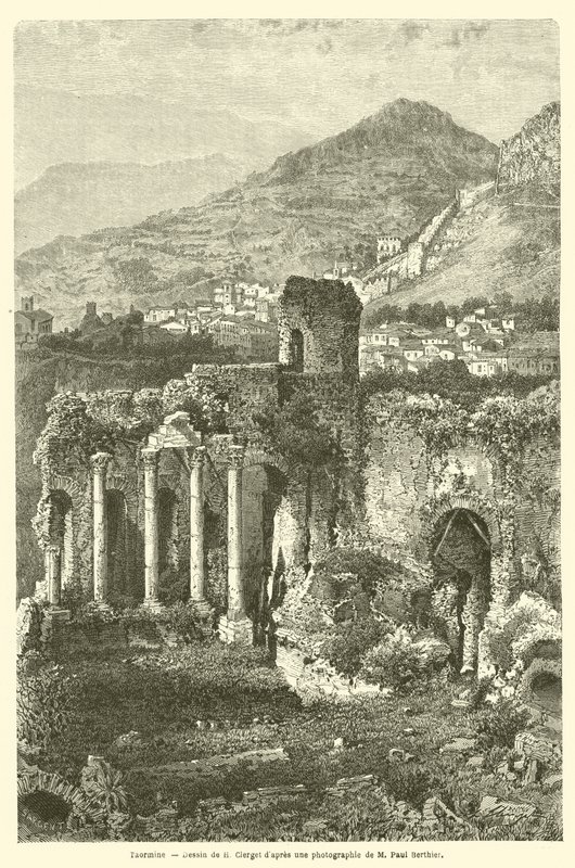 Taormin (gravür) by French School