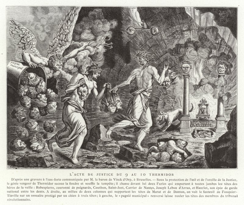 9-10 Thermidor Adalet Yasası (27-28 Temmuz 1794) by French School