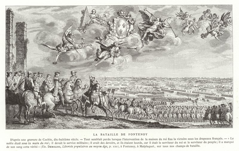 Fontenoy Savaşı, Avusturya Veraset Savaşı, 1745 by French School