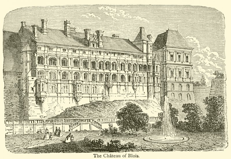 Blois Şatosu (gravür) by French School