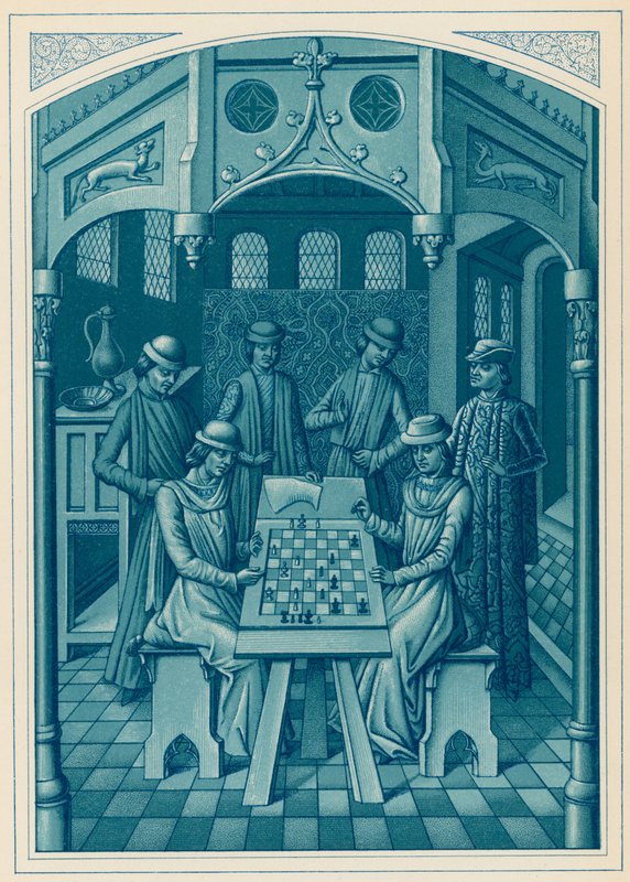 Satranç Oyuncuları by French School