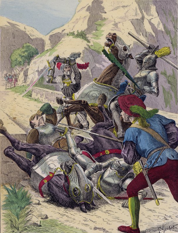 Chevalier de Bayard, İtalya