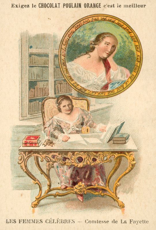 Kontes de La Fayette, Fransız yazar by French School