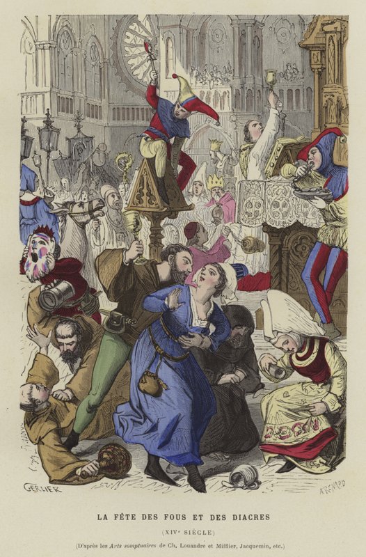 Aptallar ve Diyakozlar Bayramı, 14. Yüzyıl by French School