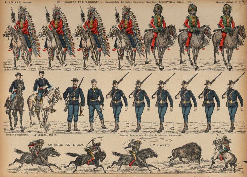 Hayalet Dansı, Lakota Siyularının ayaklanması by French School