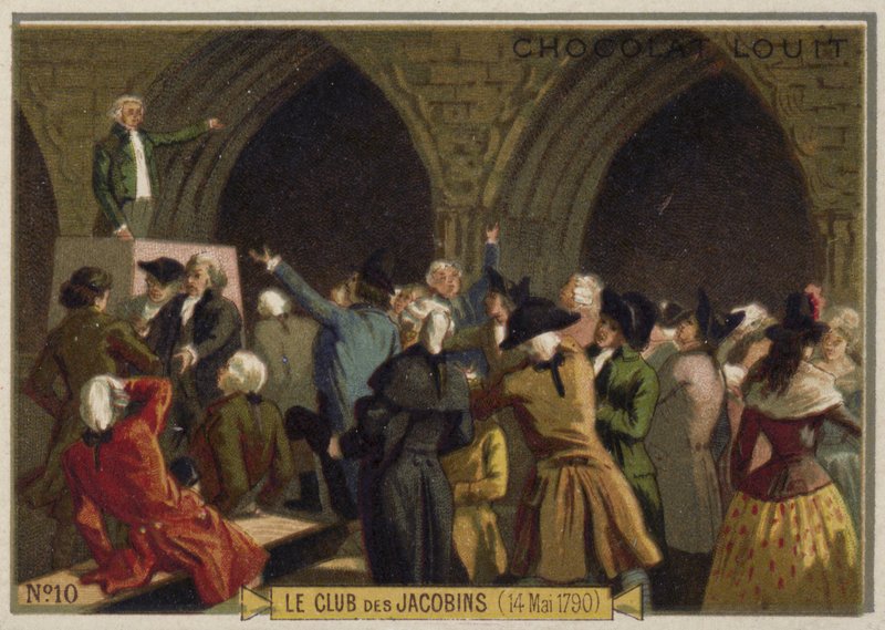 Jakoben Kulübü, Fransız Devrimi, 14 Mayıs 1790 by French School
