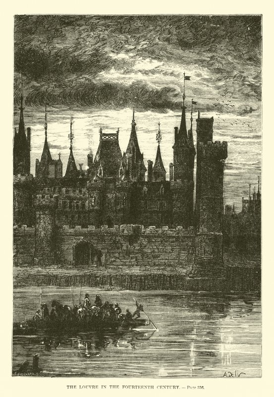 Ondördüncü Yüzyılda Louvre by French School