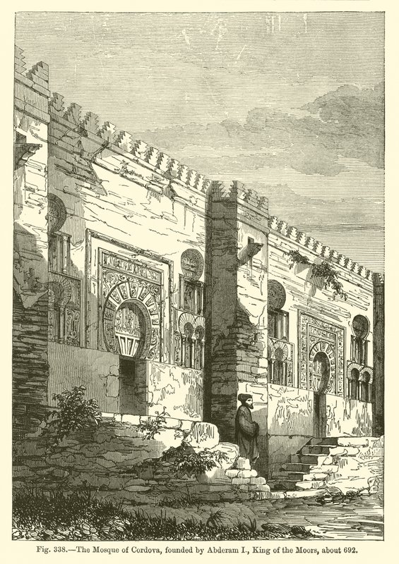 Cordova Camii (gravür) by French School