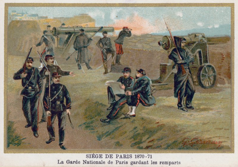Paris Kuşatması by French School