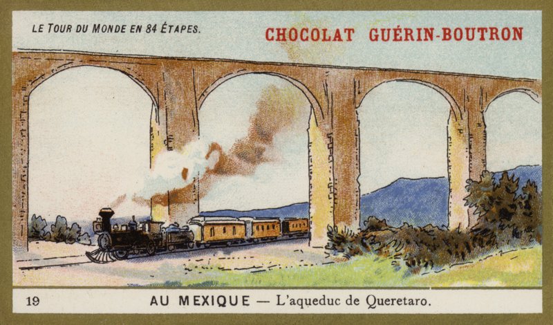 Queretaro, Meksika su kemeri (chromolitho) by French School