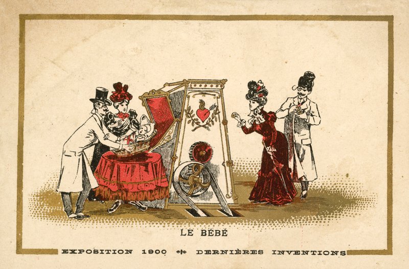 Bebek (kromolitho) by French School