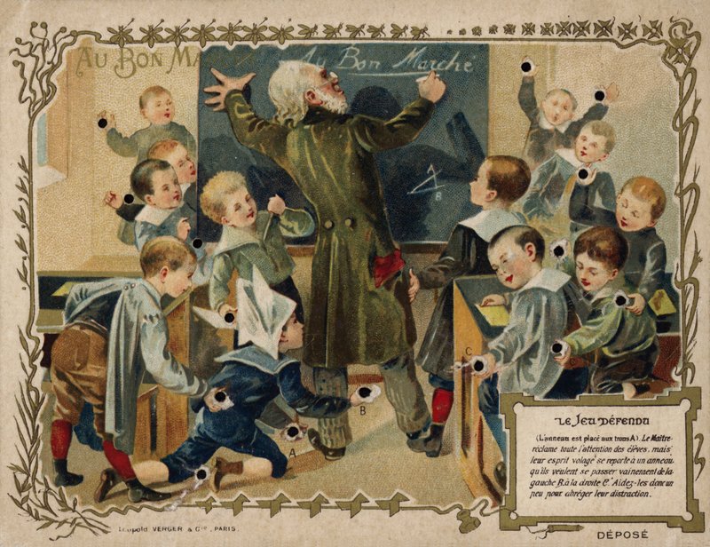 Yasak oyun (chromolitho) by French School
