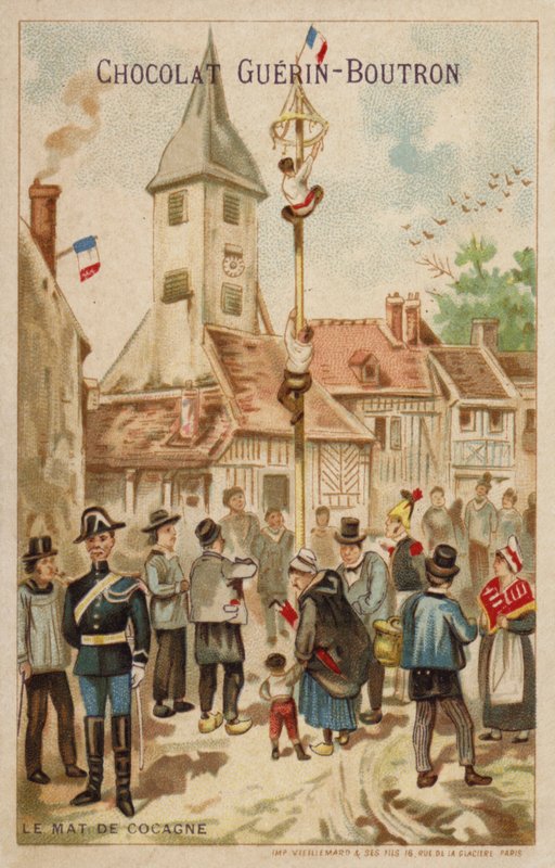 Yağlı kutup (chromolitho) by French School