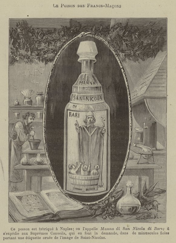Masonların zehri (gravür) by French School