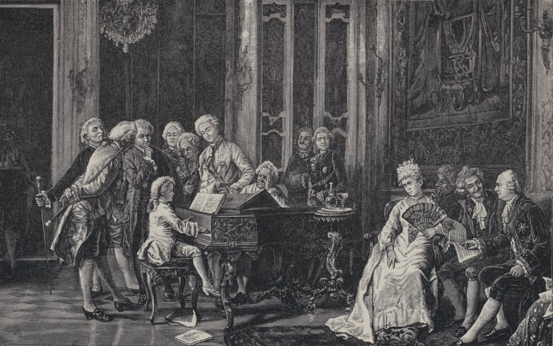 Yedi yaşındaki Wolfgang Amadeus Mozart, Londra