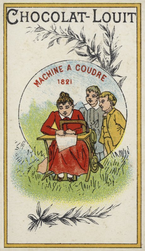 dikiş makinesi, 1821 by French School