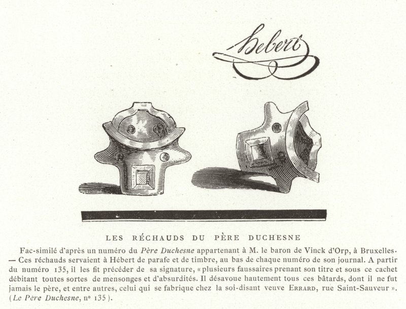 Pere Duchesne sobaları by French School