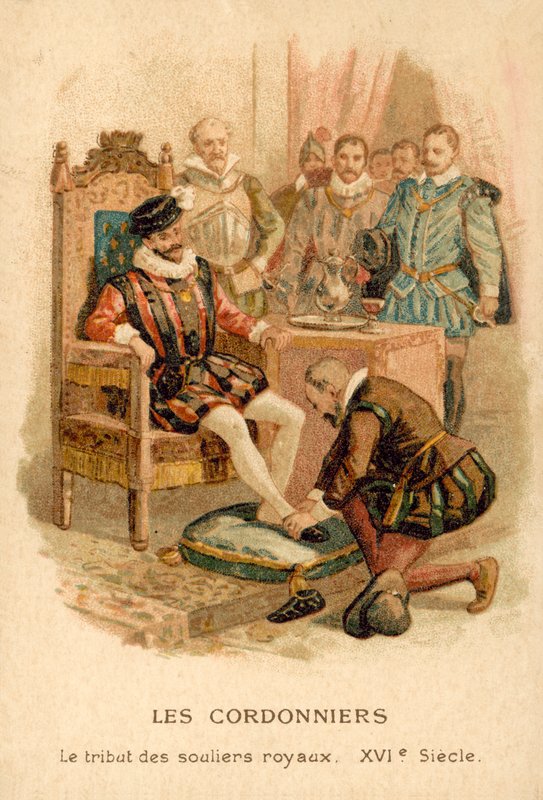 Kraliyet ayakkabılarının haraç by French School
