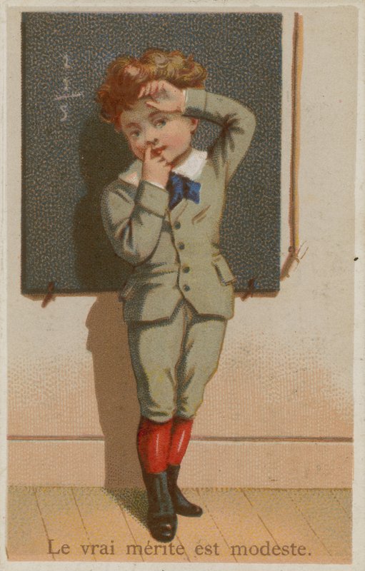 Gerçek erdem alçakgönüllülüktür by French School
