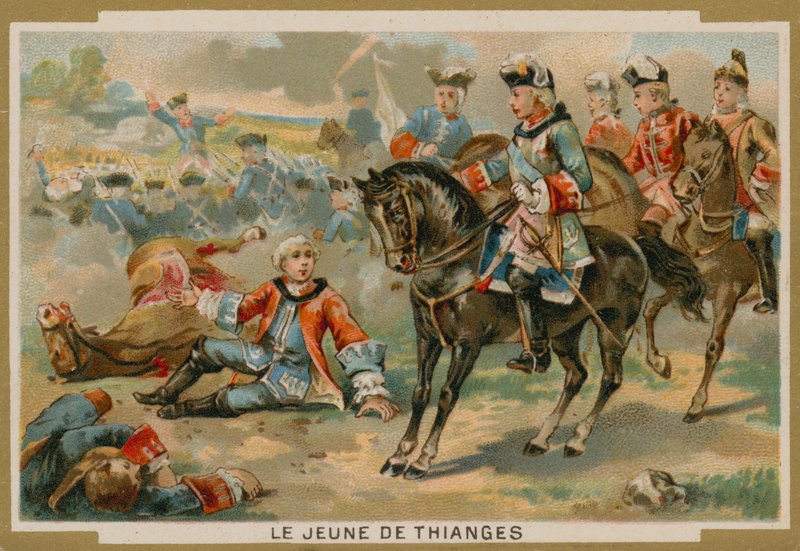 Genç de Thianges, Fransız askeri by French School