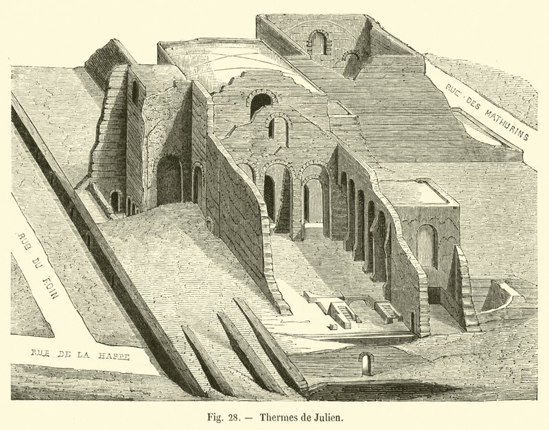 Julien termal banyoları by French School