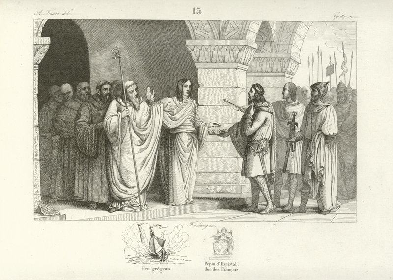 Theuderic III, Frankların Kralı by French School