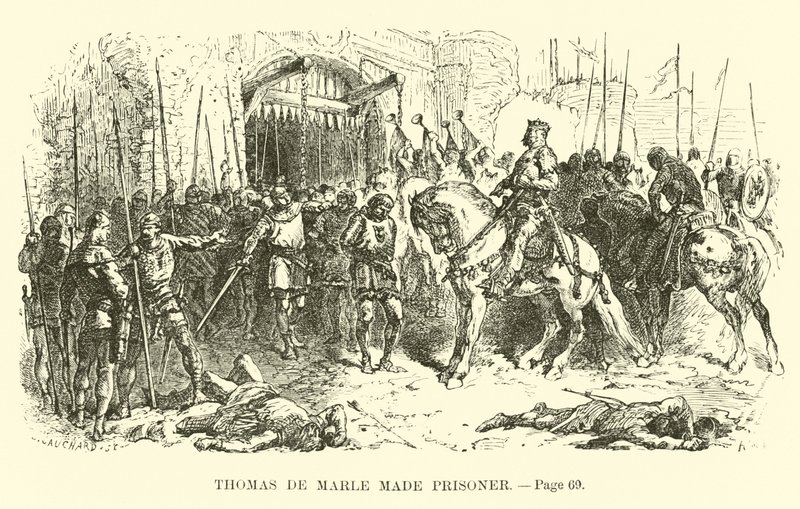 Thomas de Marle tutsak edildi by French School