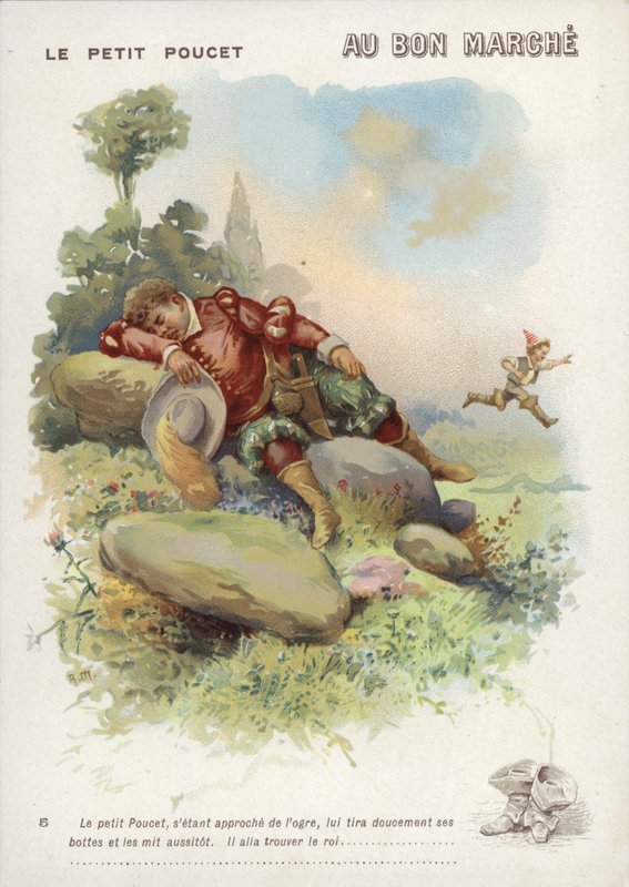 Tom Thumb, Uyuyan Ogre by French School