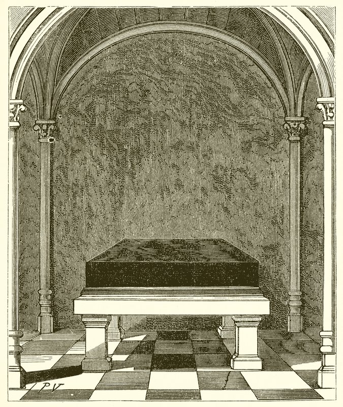 Saint-Martin dAutun'daki Brunehaut Mezarı by French School