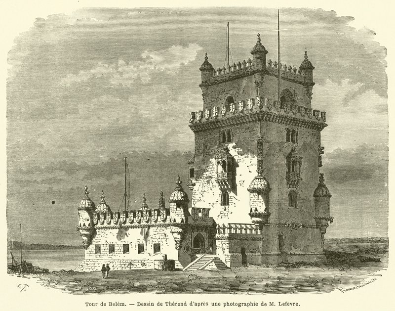 Tour de Belem (gravür) by French School