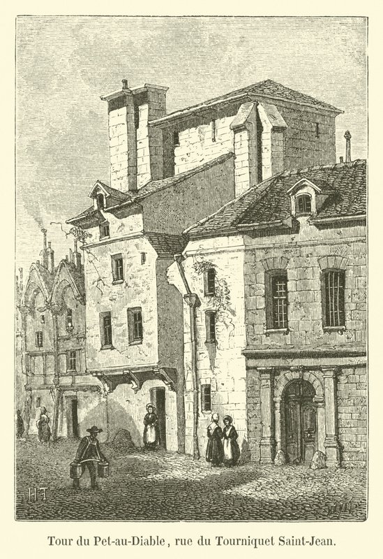 Tour de Pet-au-Diable, rue du Tourniquet Saint-Jean by French School