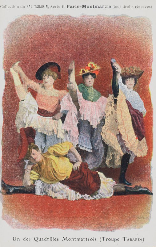 Troupe Tabarin dansçıları Bal Tabarin