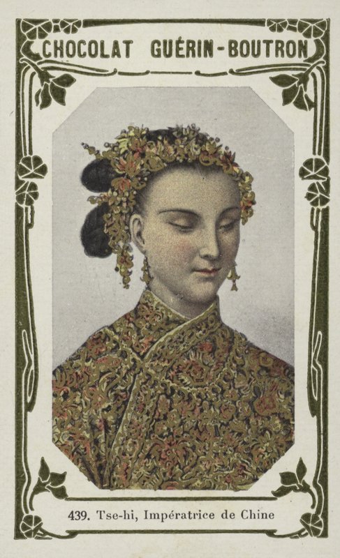 Tse-hi, Imperatrice de Chine (renkli fotoğraf) by French School