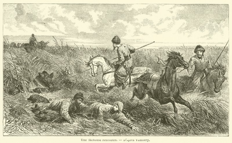 Talihsiz bir toplantı (gravür) by French School