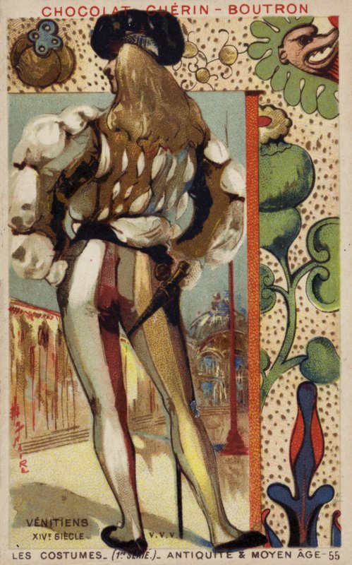 Venedik kostümü, 14. yüzyıl by French School