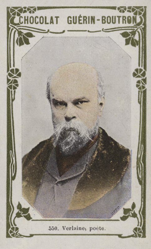 Verlaine, poete (renkli fotoğraf) by French School