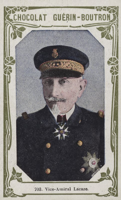 Vice-Amiral Lacaze (renkli fotoğraf) by French School