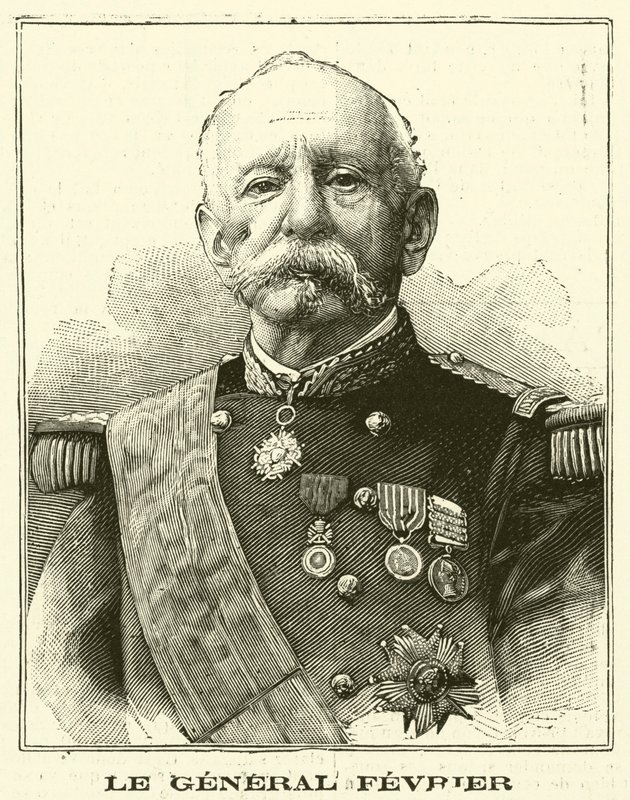 Victor Fevrier, Fransız general (gravür) by French School