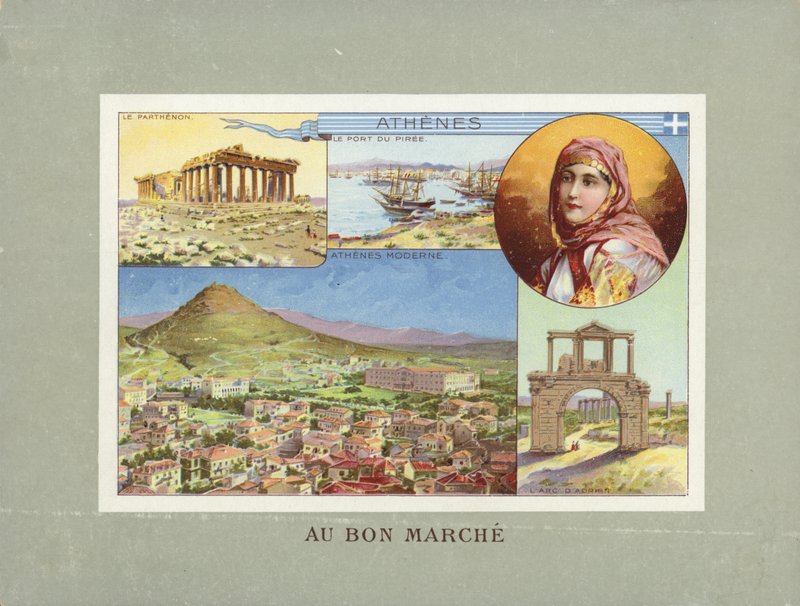 Atina manzarası by French School