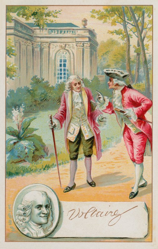 Voltaire, Fransız Aydınlanma yazarı, tarihçi ve filozof (1694-1778) by French School