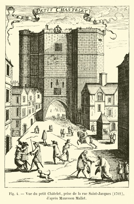 Manesson Mallet tarafından 1702 rue Saint-Jacques