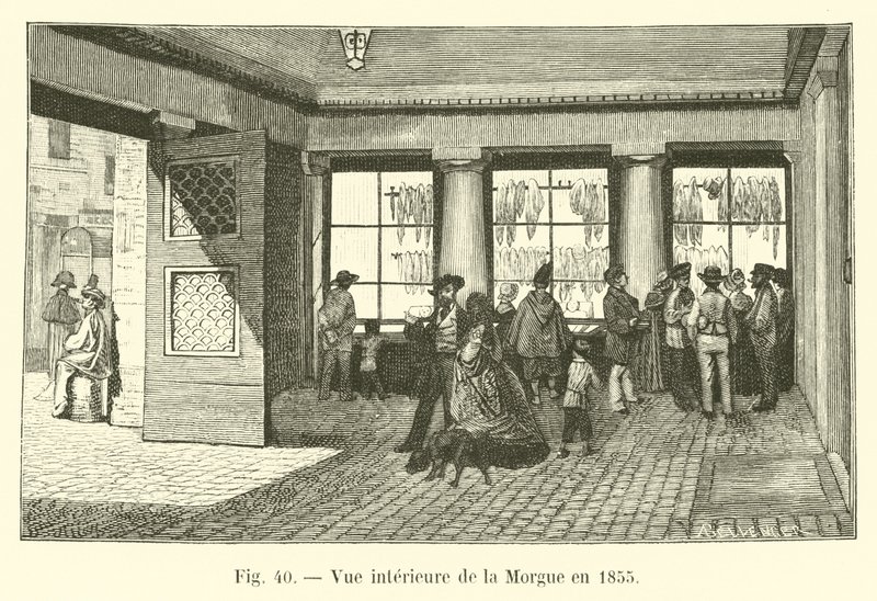 1855 yılında Morg
