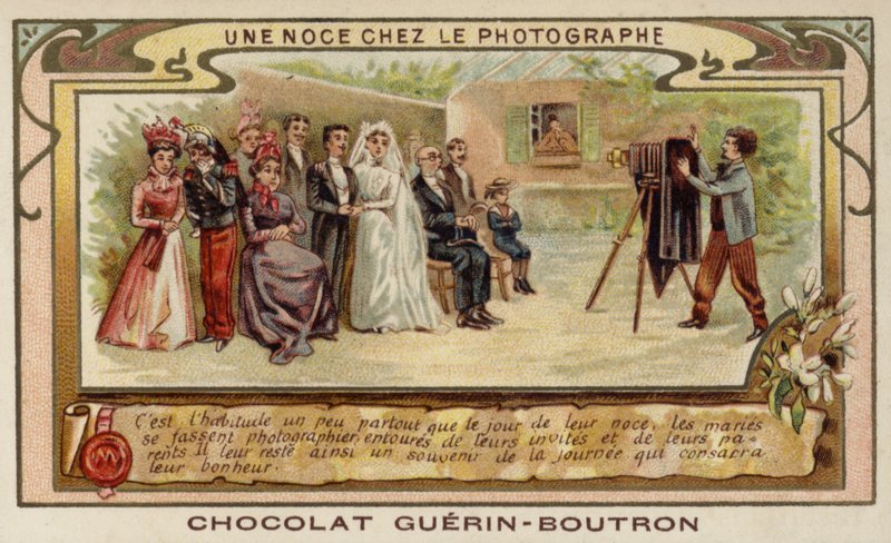 Fotoğrafçının düğün partisi (chromolitho) by French School