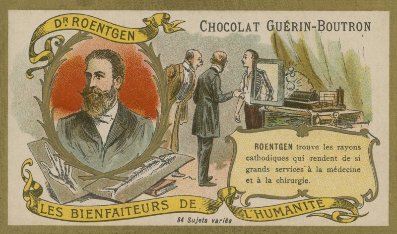 Wilhelm Roentgen, X-ışınlarını keşfeden Alman fizikçi by French School