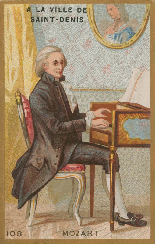 Wolfgang Amadeus Mozart, 18. Yüzyıl Avusturyalı Klasik besteci by French School