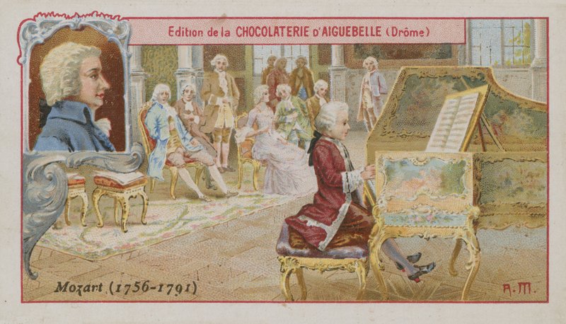 Wolfgang Amadeus Mozart, Avusturyalı besteci by French School
