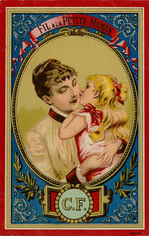 Kadın sarılma çocuk by French School