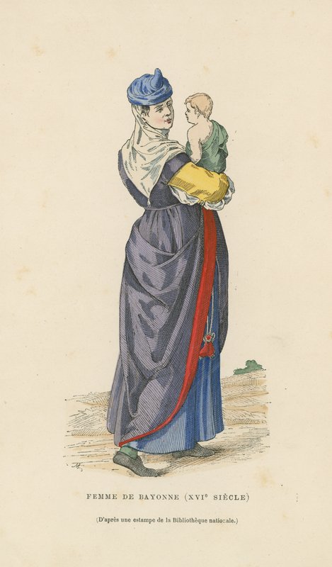 Bayonne Kadını, 16. Yüzyıl by French School