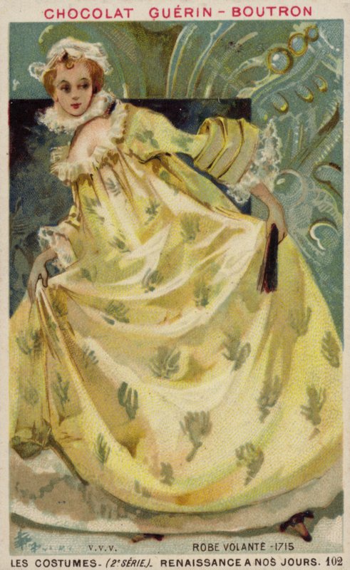 Bayan elbise, 1715 by French School