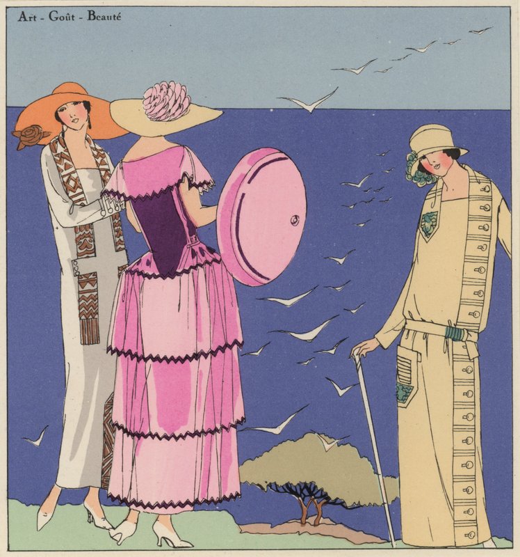 Tasarımcılar Paul Poiret ve Jacques Doucet